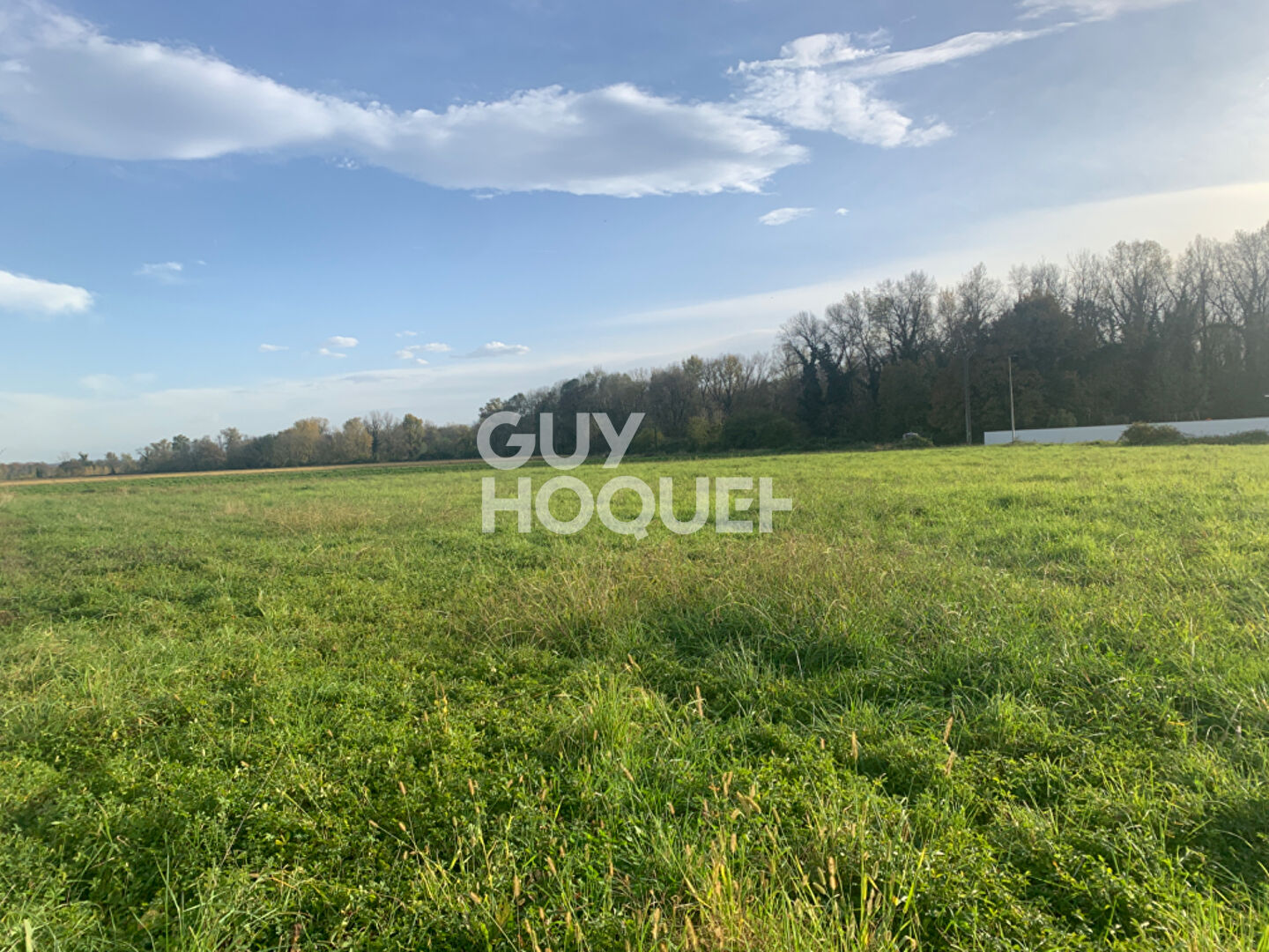 Terrain plat viabilisé avec vue sur les Pyrénées à Labastide-Cézéracq