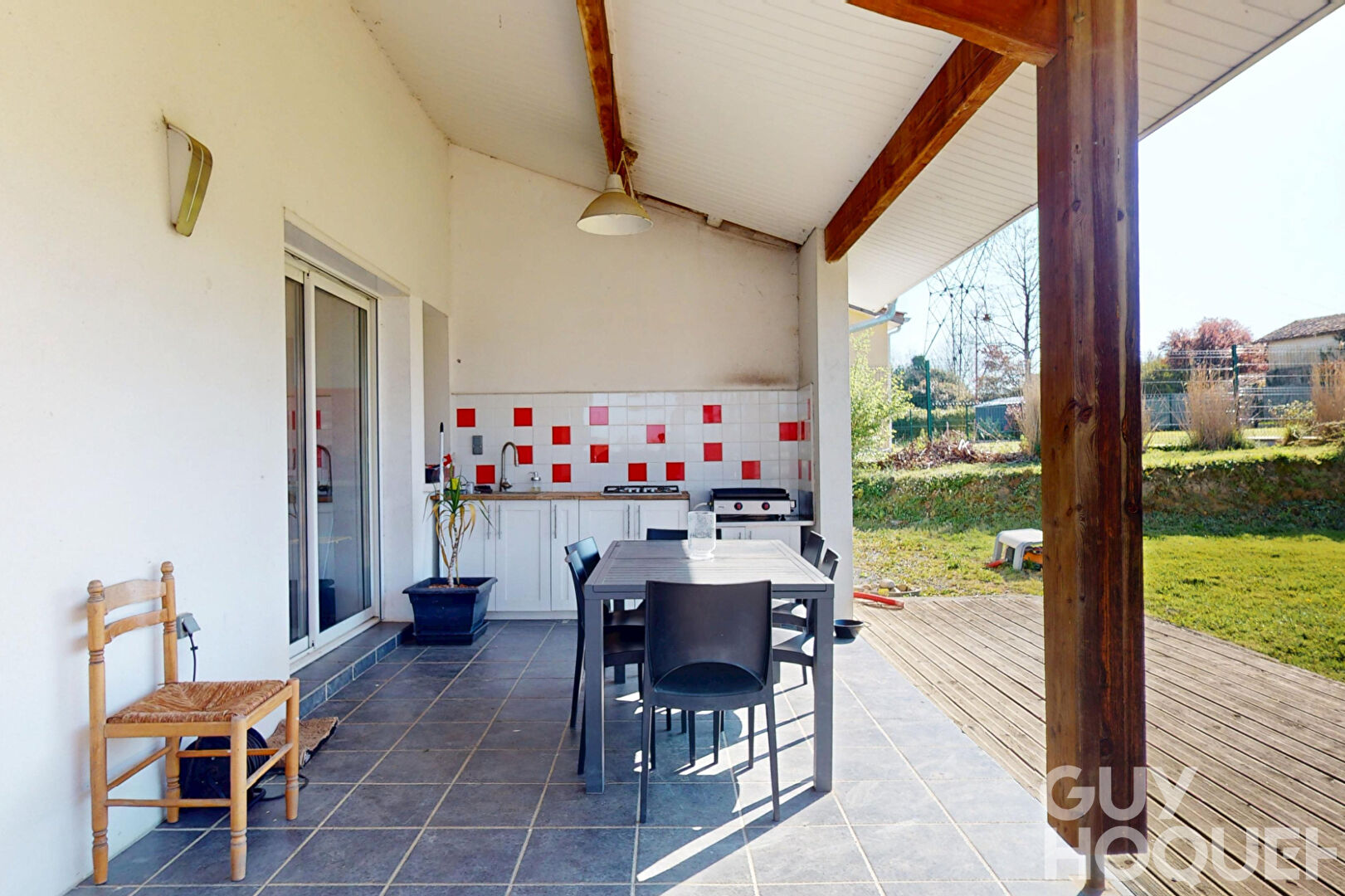 Maison contemporaine de plain-pied avec jardin entre Hagetmau et Amou