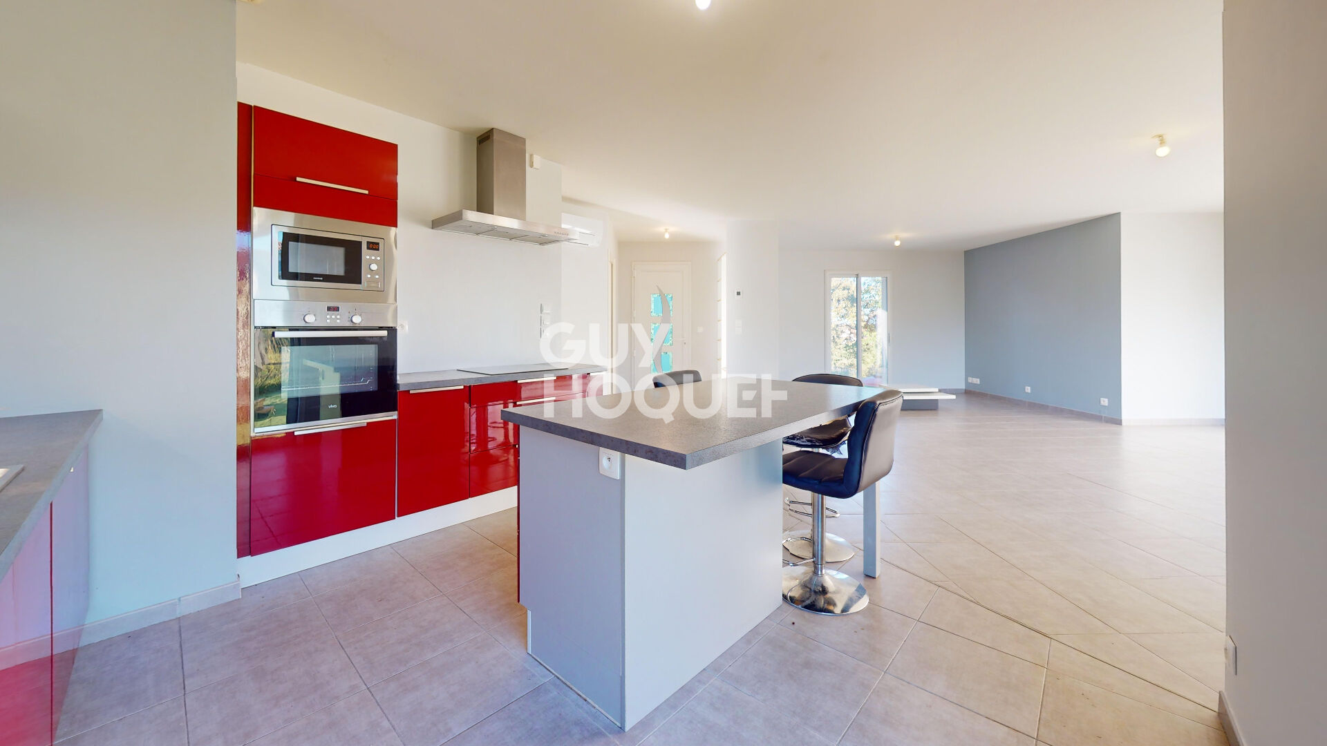 Maison contemporaine de plain-pied 129 m² avec jardin