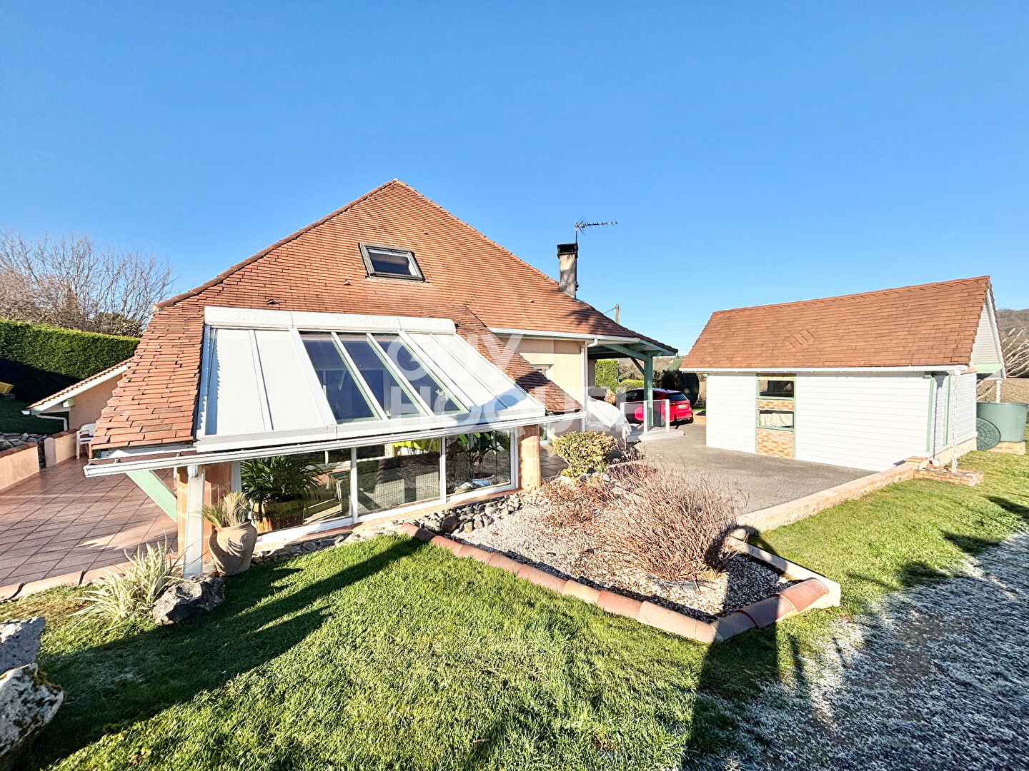 Maison contemporaine 129 m² avec garages sur Orthez