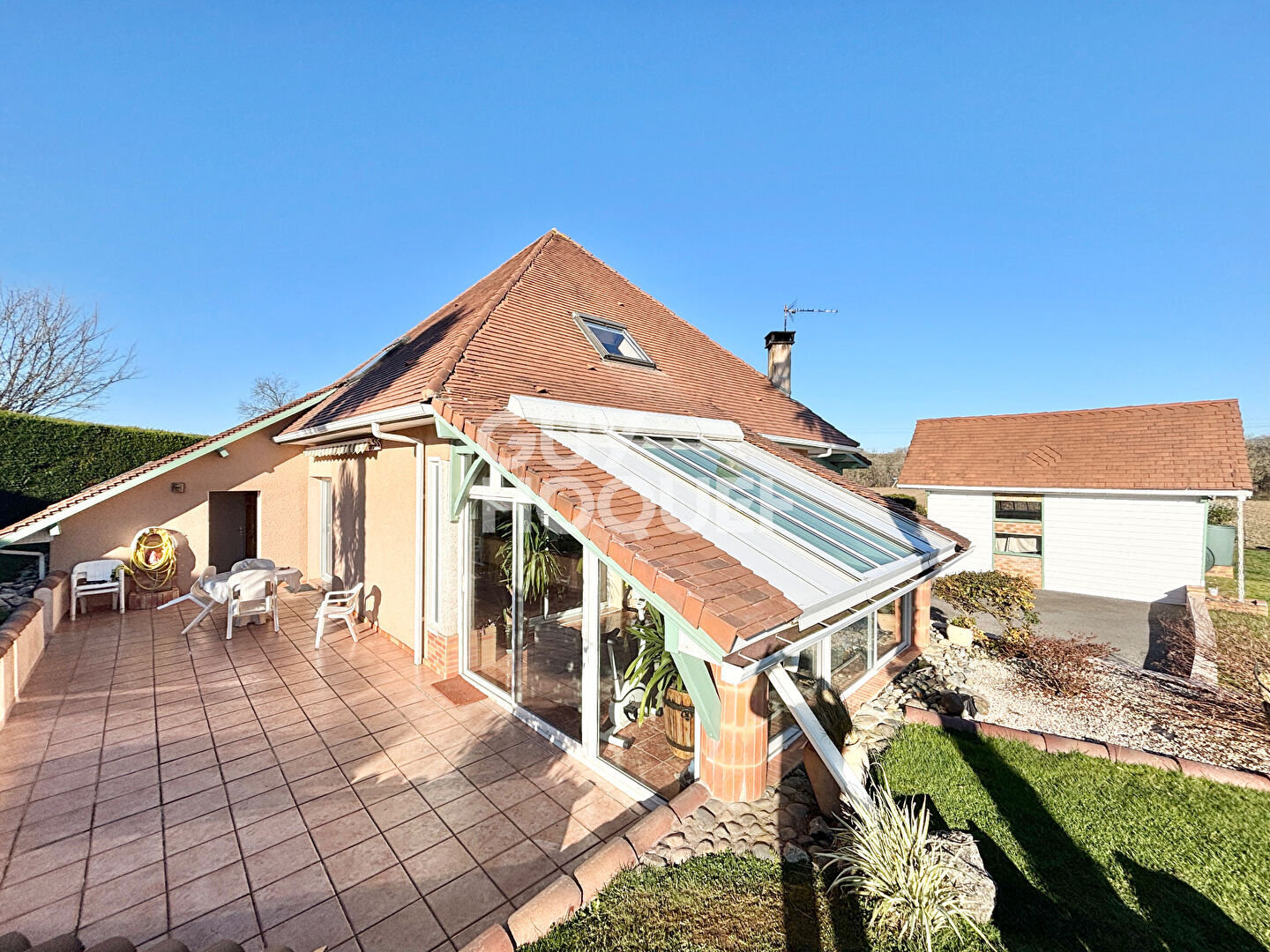 Maison contemporaine 129 m² avec garages sur Orthez