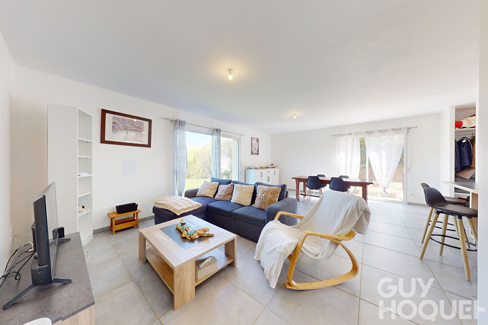 Maison de plain-pied 102 m² en campagne