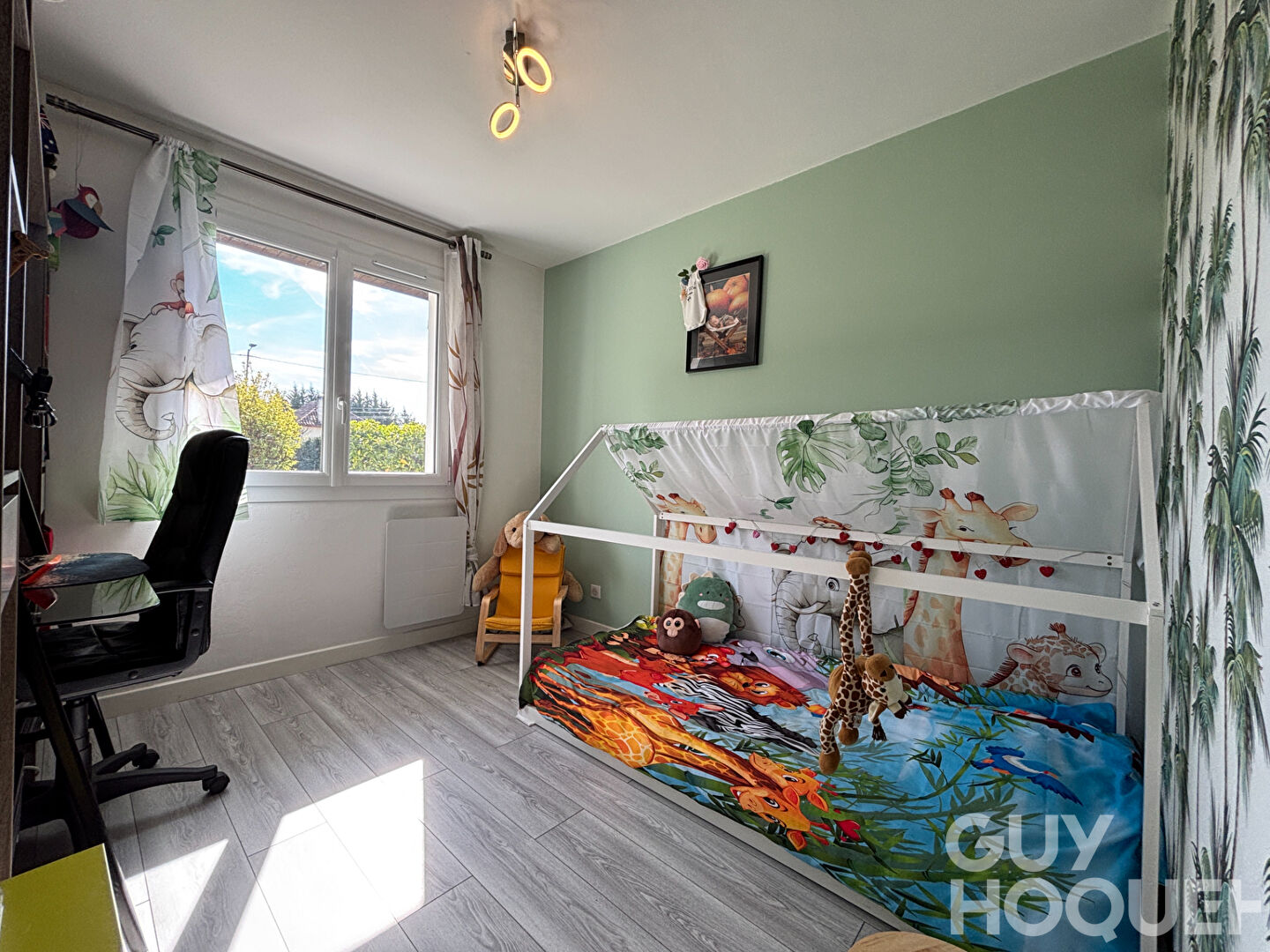 Maison 3 chambres de plain-pied.