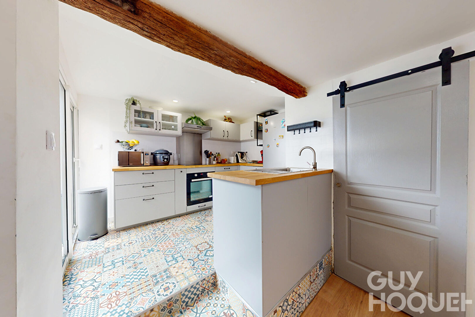 Maison de ville rénovée avec cour hyper centre d'Hagetmau