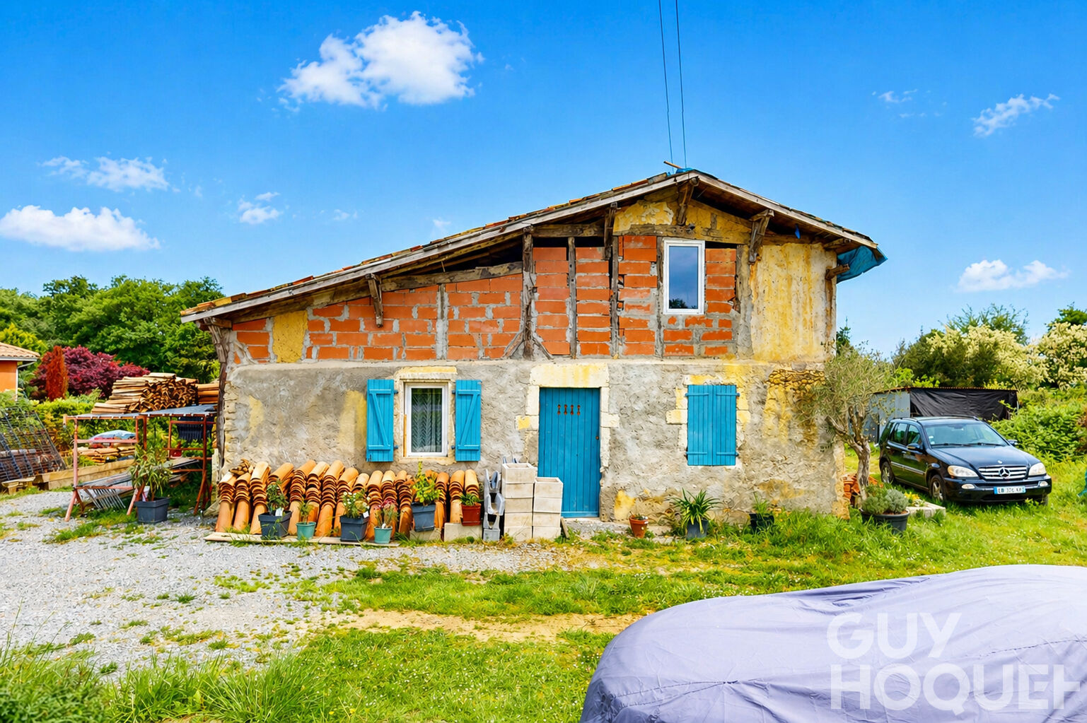 Maison de campagne à rénover avec 1,3 ha