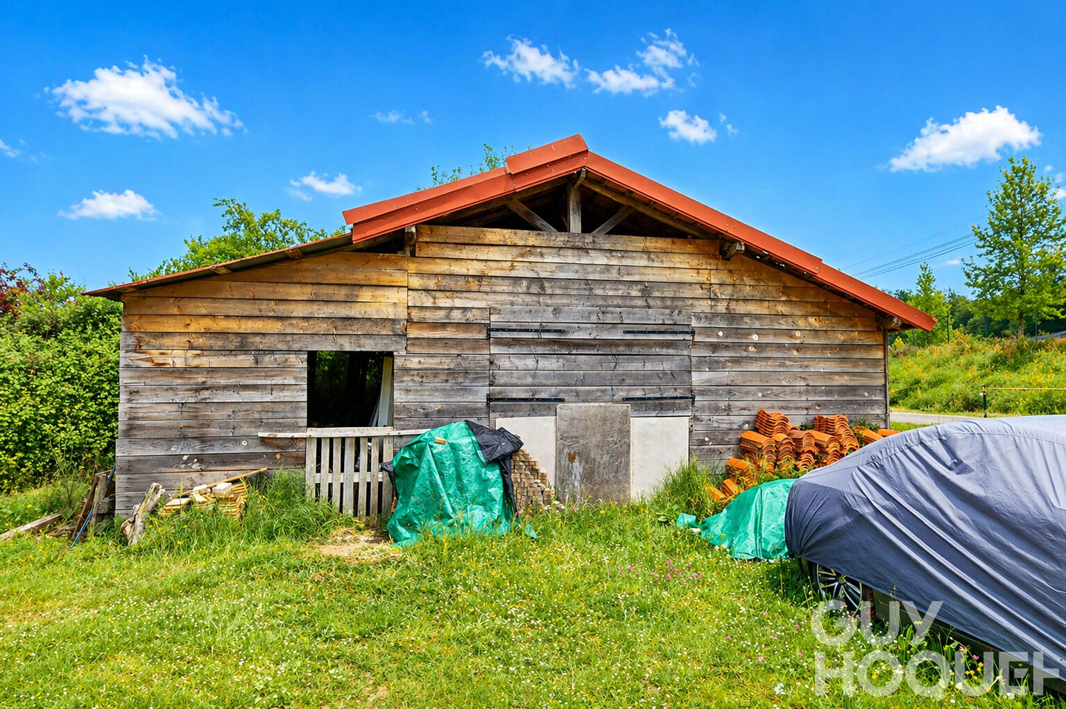 Maison de campagne à rénover avec 1,3 ha