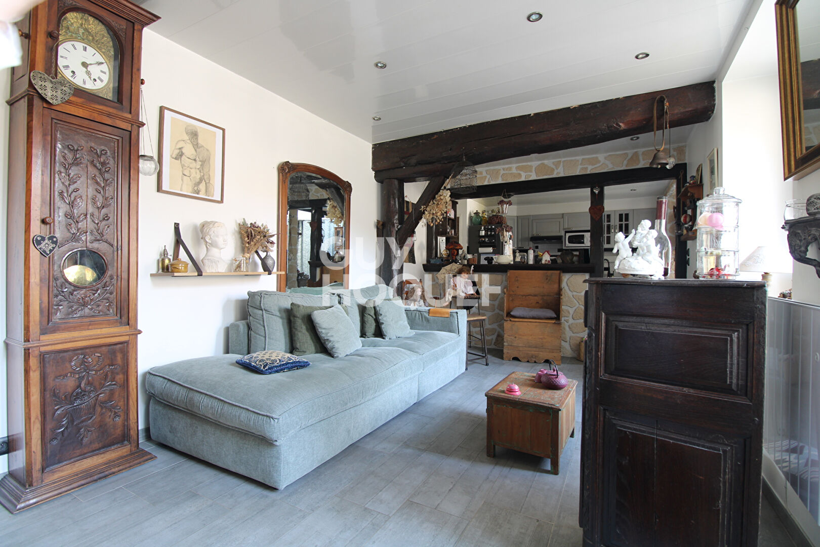 Appartement F4 avec jardin et garage