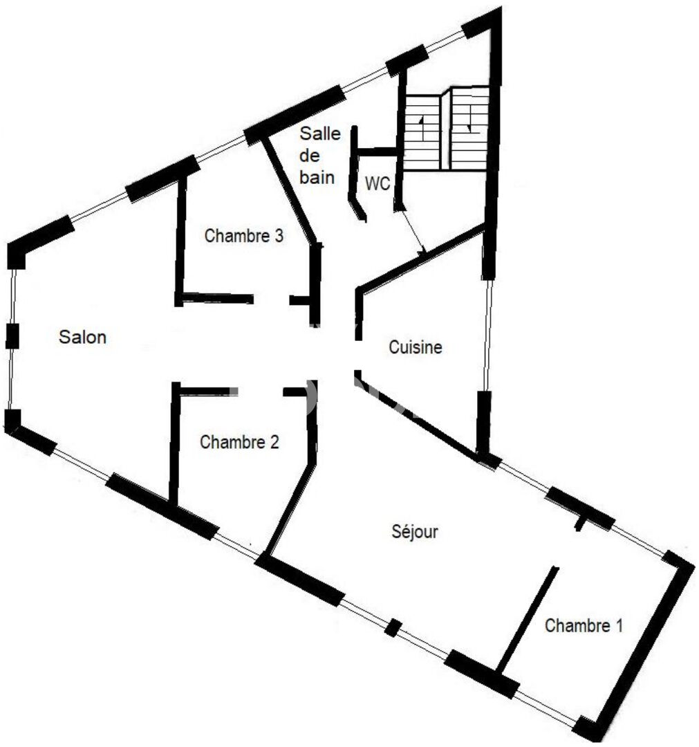 Appartement familial Hypercentre de Soissons 139 m2