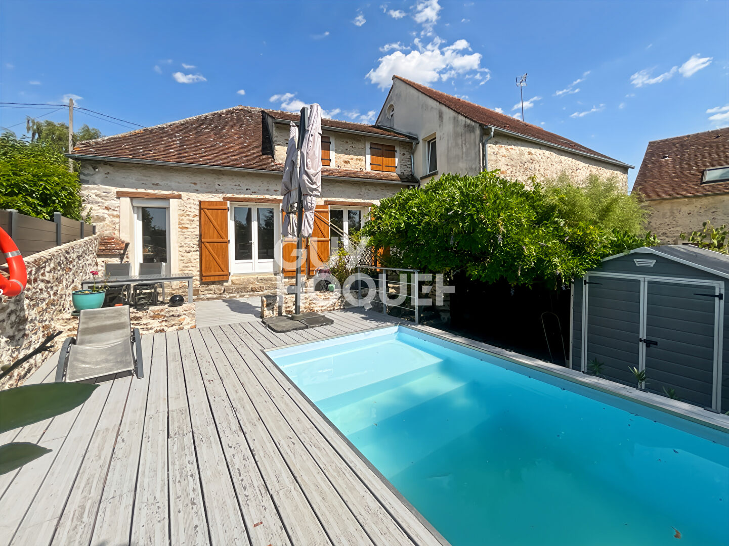 Maison Briarde avec Piscine et Beaux Volumes