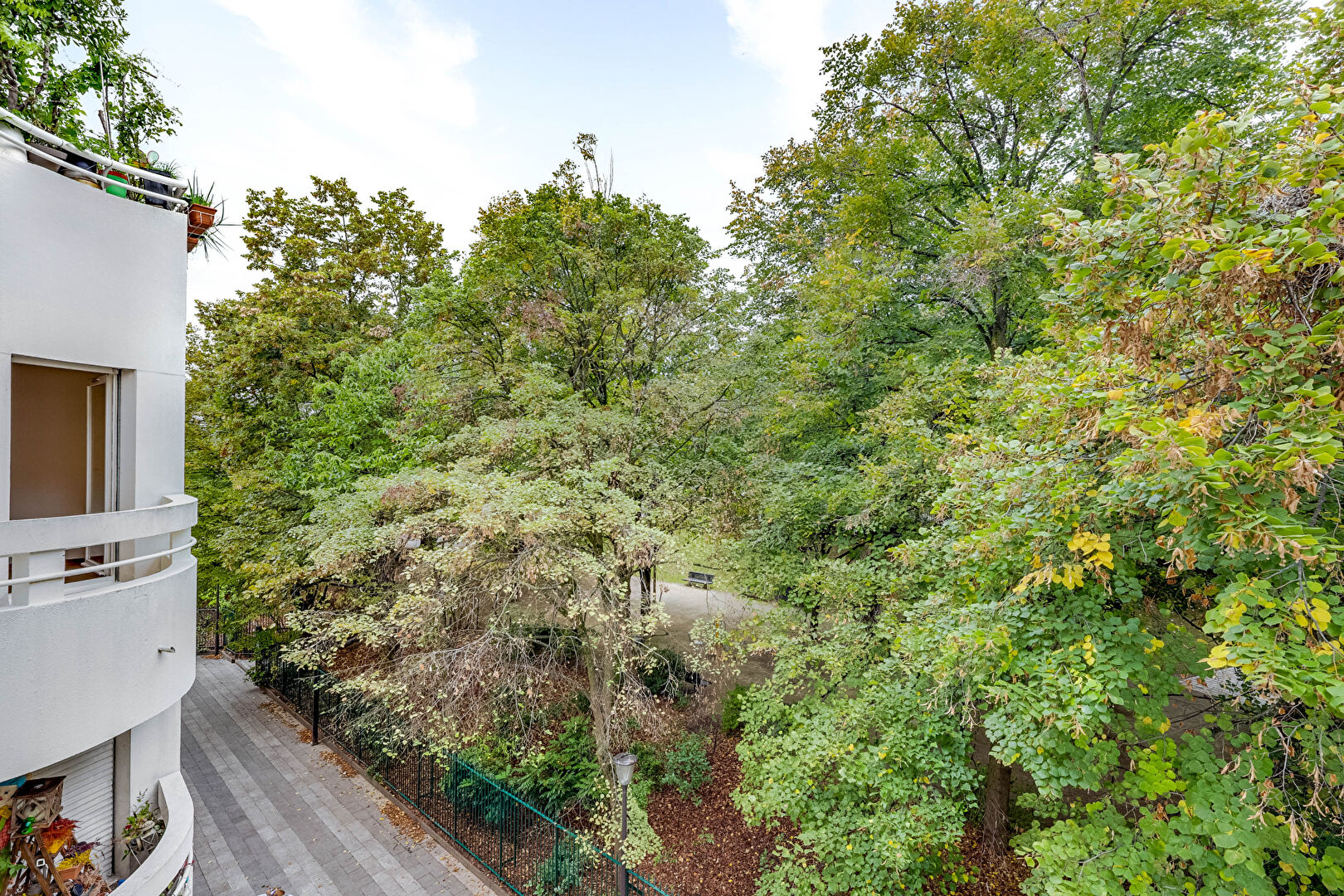 Photo Vue imprenable sur le Parc de Belleville / Quartier Jourdain 4 pièces de 83.29 m2 image 2/6