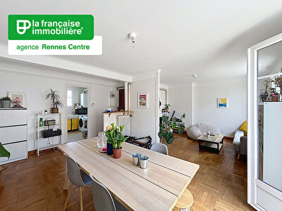 Appartement de Type 3 à louer – Non Meublé – 66m² – Colocation acceptée – Rennes – Centre-Ville – Boulevard de Verdun
