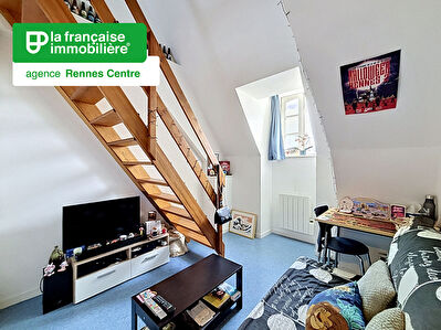 Appartement  Type 2 à louer – Non meublé – 24 m² – Rennes – Centre historique – Résidence Grand Collège – Rue d&rsquo;Echange