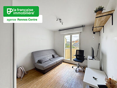 Appartement Studio à louer – 16m² – Non Meublé – Centre ville – Mail François Mitterrand – Rennes