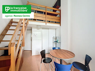 Appartement Type 1 bis à louer – Meublé – Rez-de-chaussée – Grand Collège – Centre ville – Rennes
