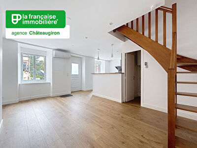 Maison T3, centre ville de Chateaugiron, 51.43 m²