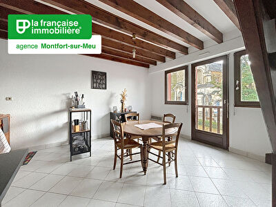 Appartement duplex T2 – Montfort-sur-Meu – Loyer 500 + 55 de charges