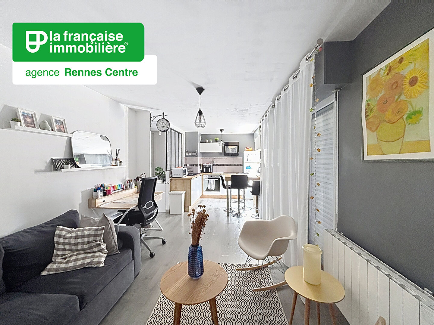 Appartement Type 2 à louer – Meublé – Rennes Saint Hélier – Rue Monseigneur Duchesne – Parking - LFI-CENTRE-A-3652