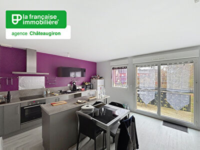 Appartement T2 meublé à louer, Chateaugiron, 46.10 m2