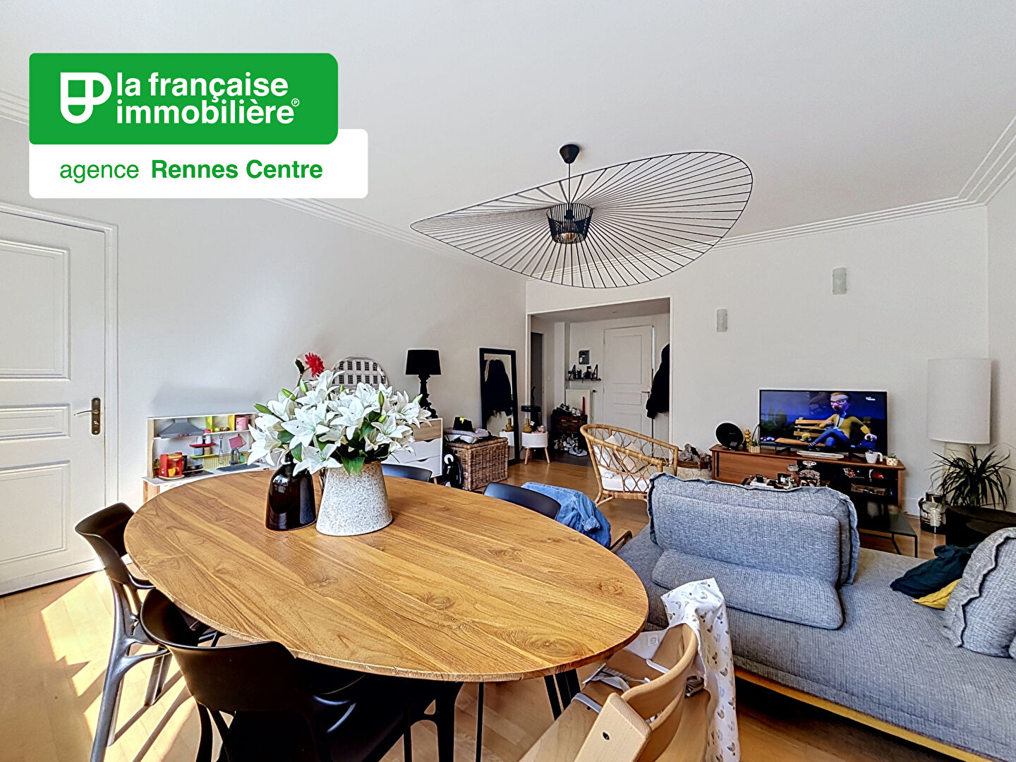 Appartement Type 4 à louer – Non meublé – 90.57m² – Gare – Rue Gurvand – Rennes - LFI-CENTRE-A-6070