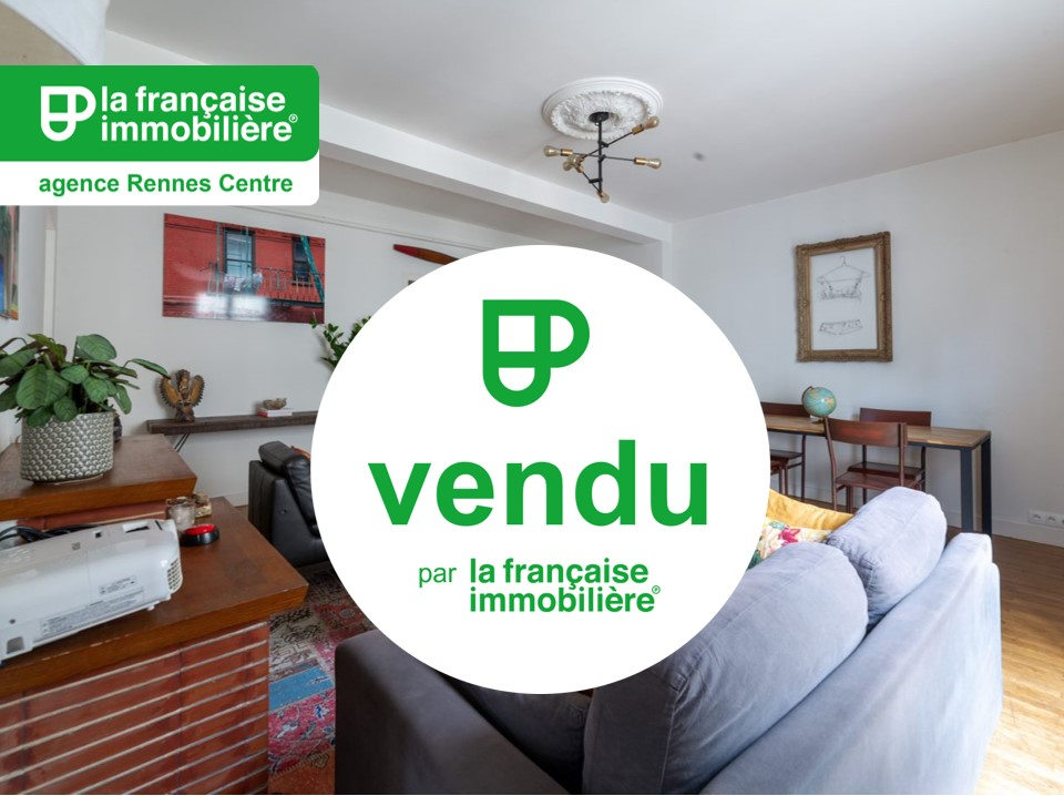 VENDU PAR L’AGENCE ! Appartement Rennes Centre-Ville 4 pièces 92.61 m2 avec cave et grenier à deux pas de la Mairie ! - LFI-CENTRE-B-6209