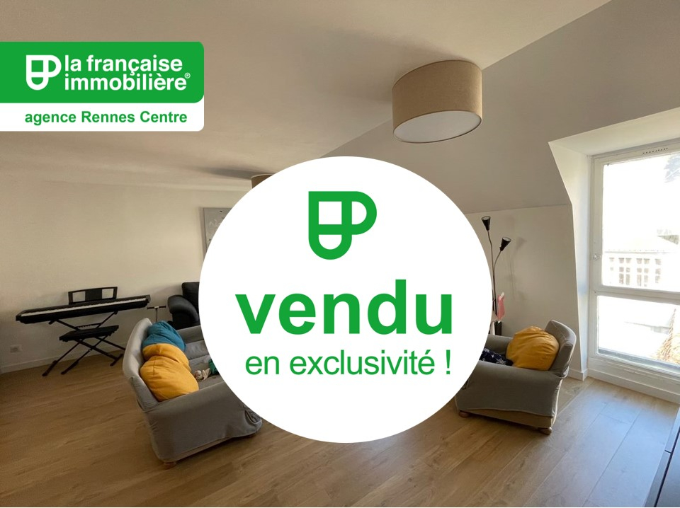 VENDU PAR L’AGENCE EN EXCLUSIVITÉ ! Appartement Rennes Centre Ville, Centre Historique, 5 pièces en duplex de 121.78 m2 carrez et 146.74 m², deux garages - LFI-CENTRE-C-8859