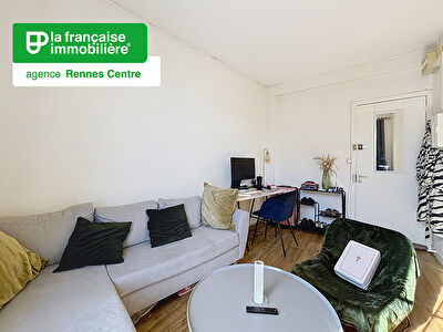 Appartement Type Studio à louer – Non Meublé – 24m² – Saint-Hélier – Rennes – Balcon – Gare