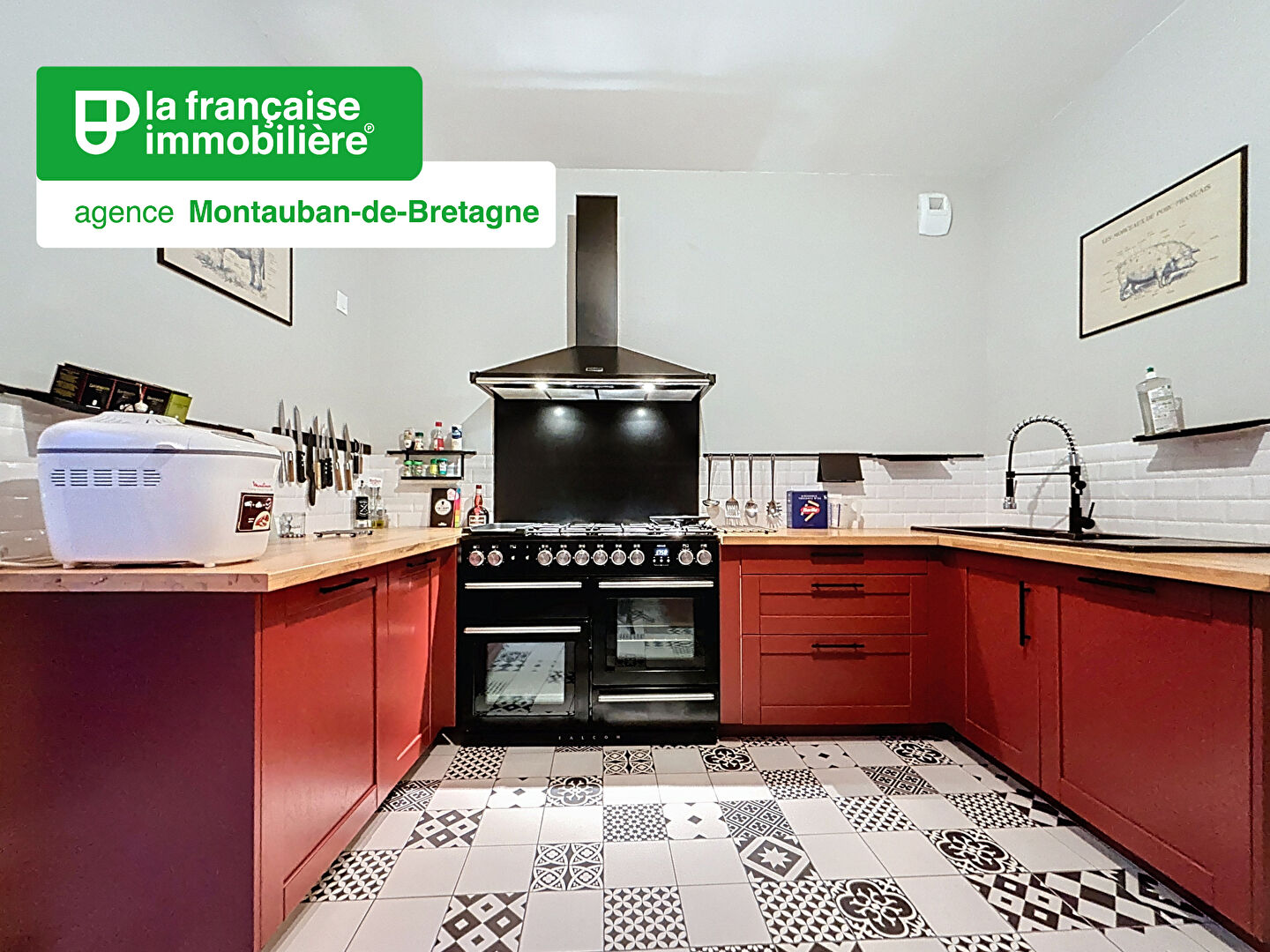 Maison de 83m² – rénovée – centre bourg – jardin -Médréac - LFI-MBRE-J-9555