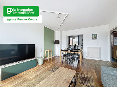 Appartement Type 3 à louer – Meublé – 60.28m² – Cave et Garage – Rennes Centre-ville – Bourg l’évêque