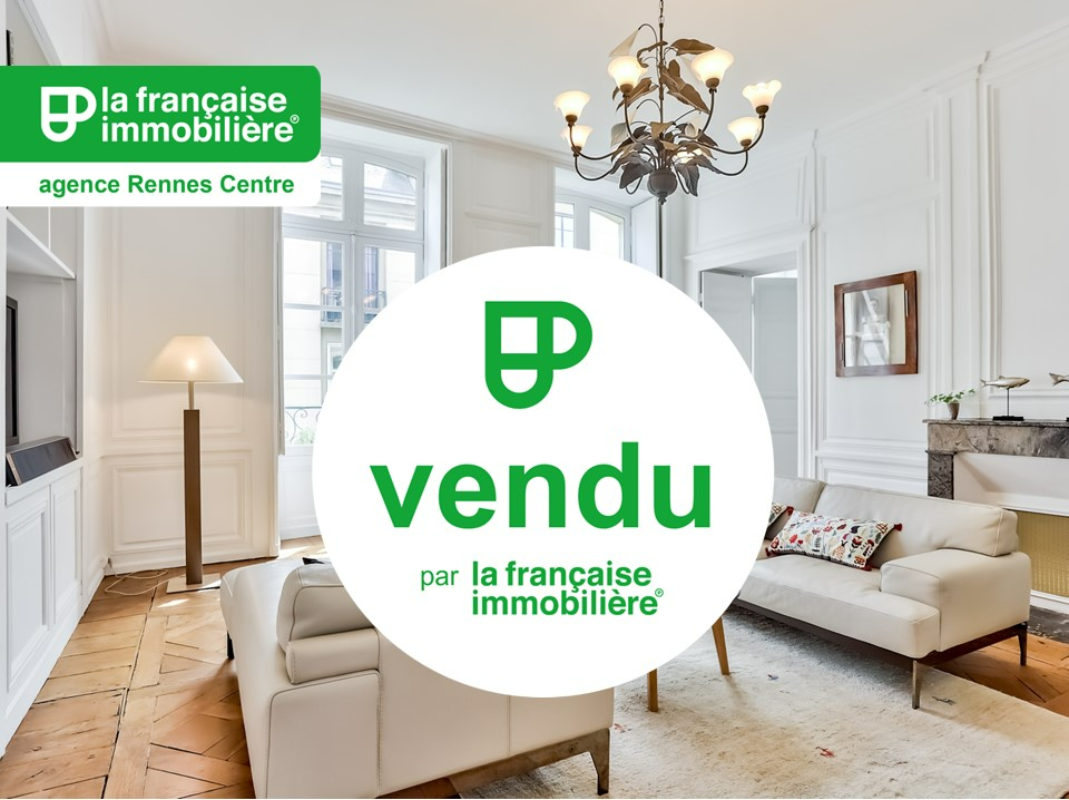 VENDU PAR L’AGENCE !  Appartement Rennes – Centre-Ville – Mairie – 6 pièces de 118.2 m² carrez et 130.23 m² au sol-  cave – droit au parking - LFI-CENTRE-A-10845