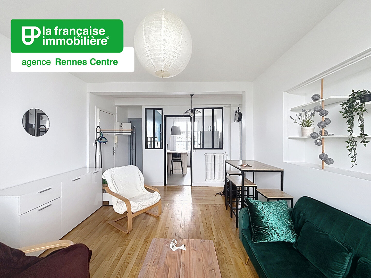 Appartement Type 3 à louer – Meublé – 59m² – Mail François Mitterrand – Rennes - LFI-CENTRE-C-1256