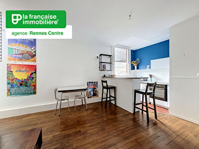 Appartement Rennes Centre-ville – Chézy-Dinan – 2 pièces – 37.85m² – Exposition Est-Ouest