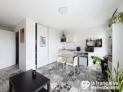 Appartement Type Studio à louer – Meublé – Rennes – Villejean – 29.52 m2 – Exposé Ouest