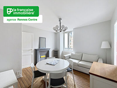 Appartement Type 2 à louer – Meublé – Centre Ville – Rue Dupont des Loges – Grenier – Rennes