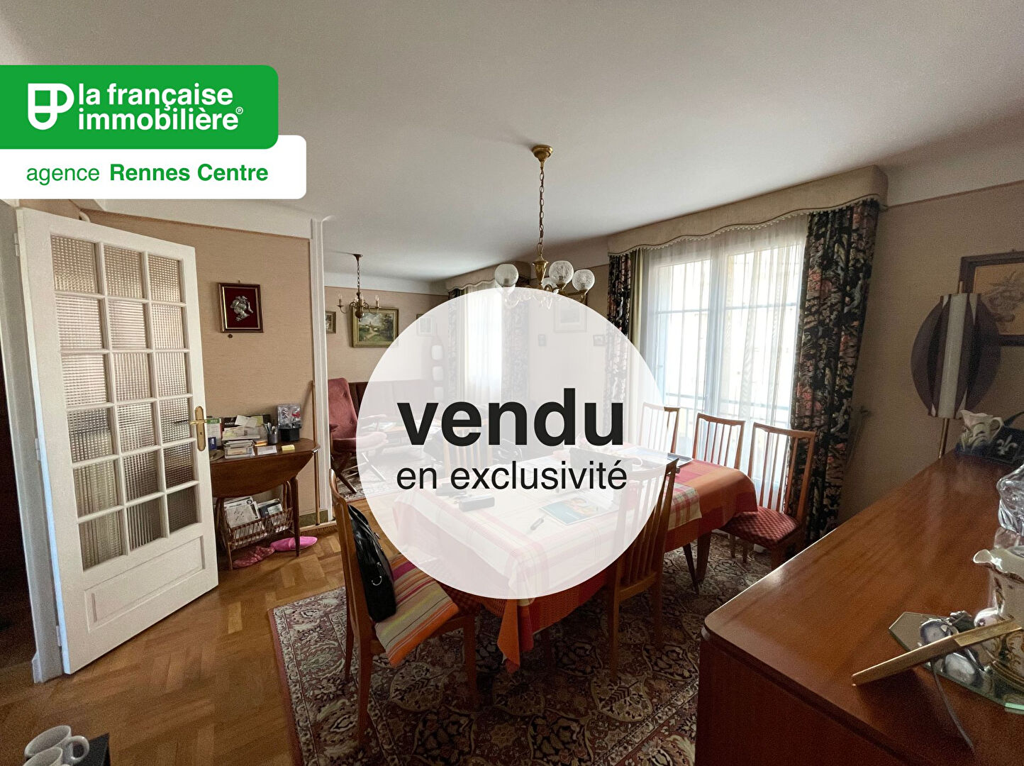 Vendu par nos soins en exclusivité ! Appartement Rennes Centre ville, Anatole-France, Bourg l’évêque 3 pièces, 65.16 m2, Cave, Grenier et Garage - LFI-CENTRE-A-14431