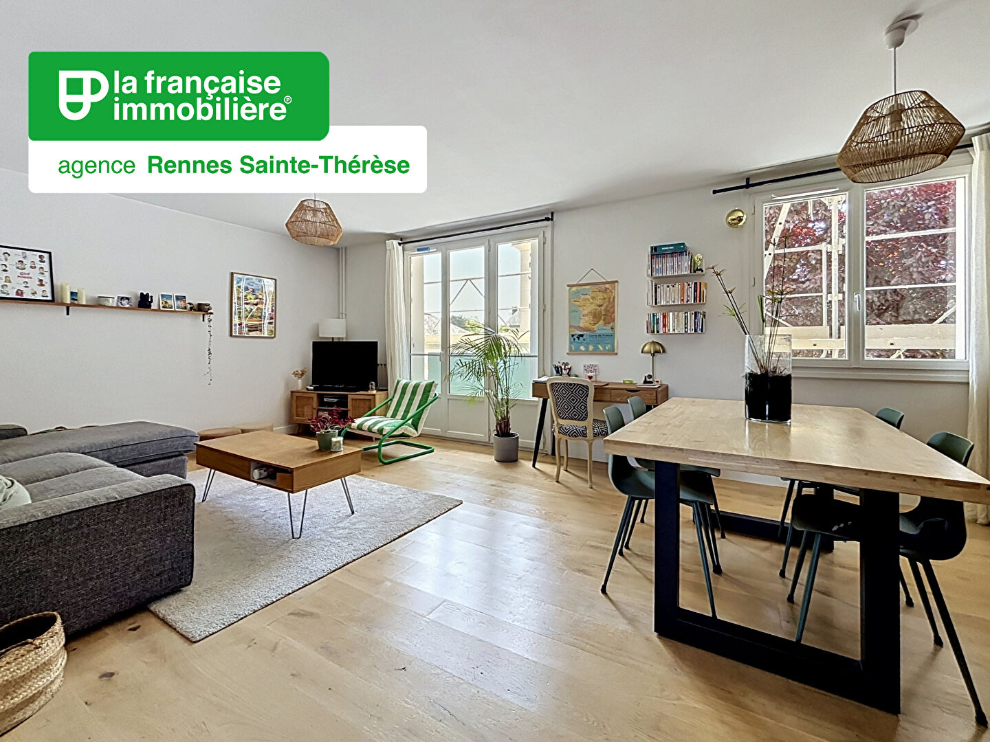 Appartement type 4 – Travaux BBC déjà votés !  – Quartier Sainte-Thérèse – Rennes - LFI-THER-14481