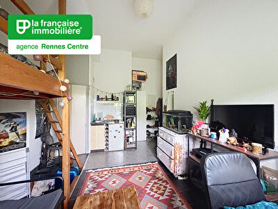Appartement Type studio à louer – Non Meublé – 20m²  – Rennes – Rue de Brest – Pontchaillou