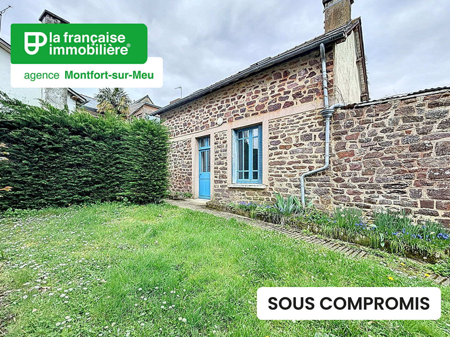 Centre MONTFORT SUR MEU – Maison de type 3 – calme – terrain - LFI-MONT-M-14900