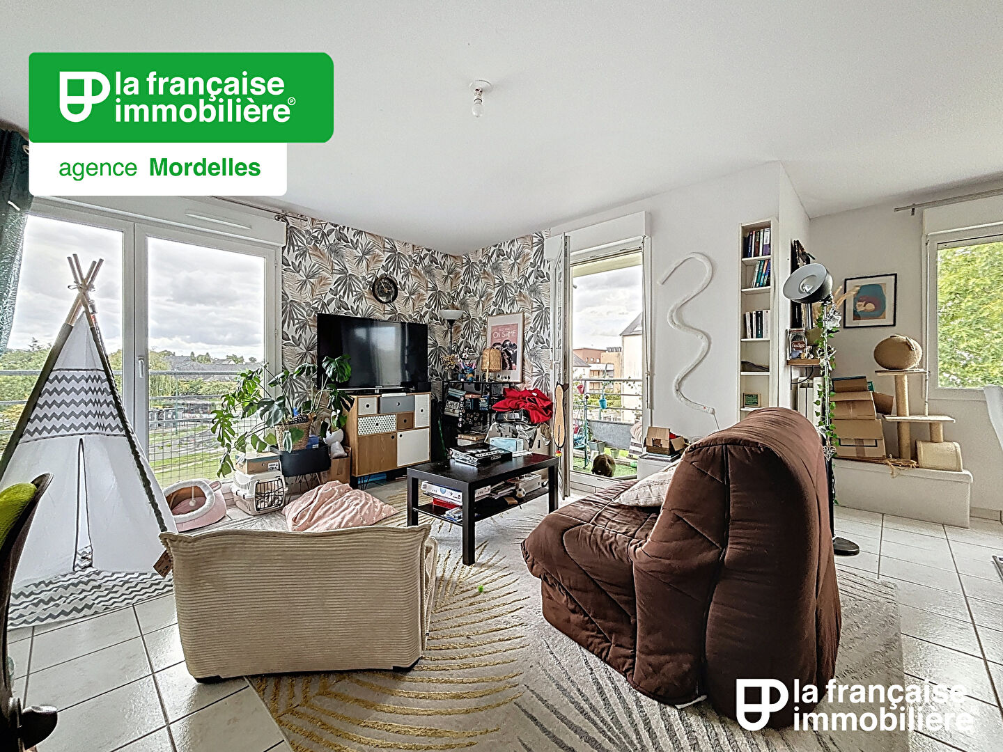A VENDRE -appartement T3  64.81 m²- garage- balcon - LFI-MOR-15150
