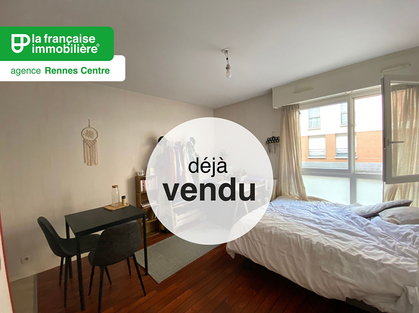 Vendu par l’agence ! Appartement Studio –  Bail en cours – Non Meublé – Rez-de-chaussée – 21,44m² – Parking – Rennes Centre – Rue de Dinan - LFI-CENTRE-15436