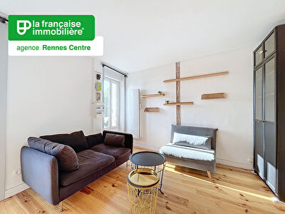 Appartement Type 2 à louer – Meublé – 36.94m² – Vue Vilaine – Rennes – Saint-Hélier