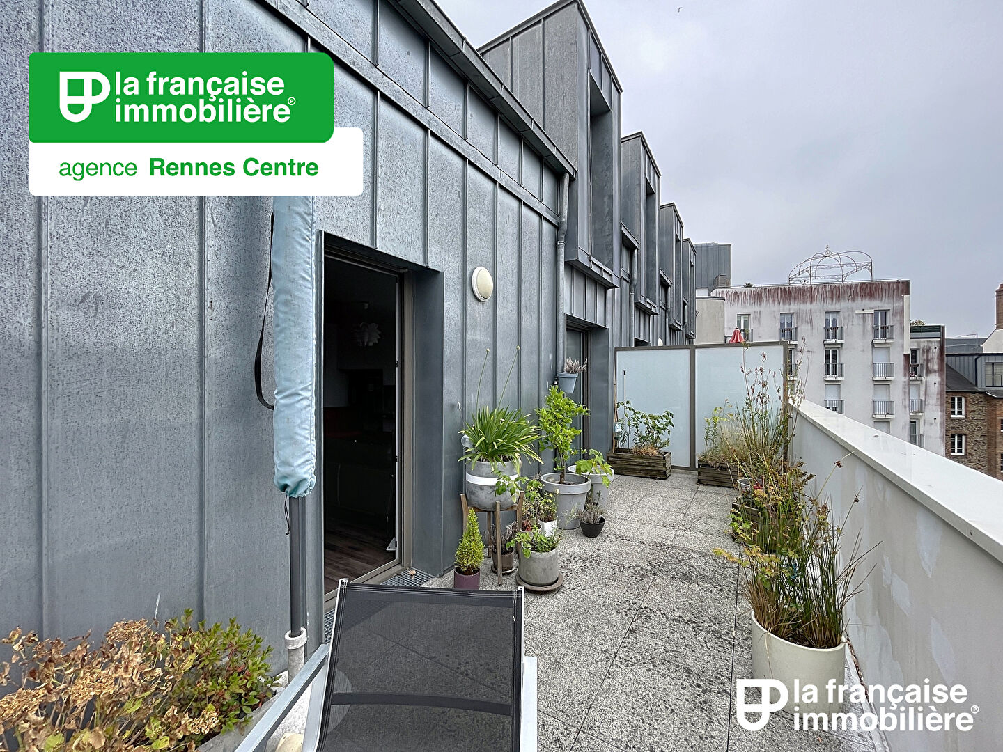 Appartement Rennes Centre Ville, Le Mail – 5 pièces 114.05 m² – Garage et Parking – Double Terrasse – - LFI-CENTRE-17726