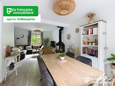 Maison – 5 pièces  – Châteaugiron – 4 chambres – Jardin – sous-sol – lumineuse