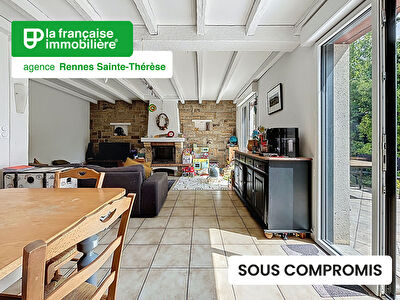 Sous compromis – Maison type 6 –  Jardin, garage et cave ? Quartier Rapatel – Rennes