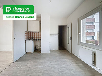 Appartement à vendre idéalement situé – Rennes Boulevard de Metz – 2 pièces – 30.88 m2