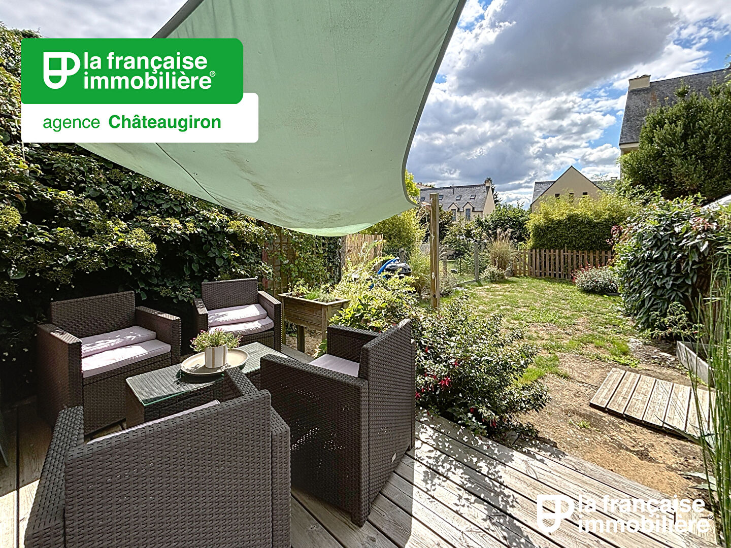 Maison – centre ville de Châteaugiron – 85 m2 – jardin – terrasse – charme de l’ancien - LFI-CHATEAU-19422