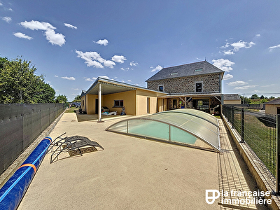 A vendre – Maison de maître – Rénovée – Médréac – 11 pièces – 245 m2