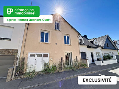 Maison – à vendre – à rénover – jardin – quartier Cleunay