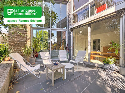 Maison d&rsquo;Architecte Rennes Thabor – 5 chambres – Grand jardin, garage, espace détente