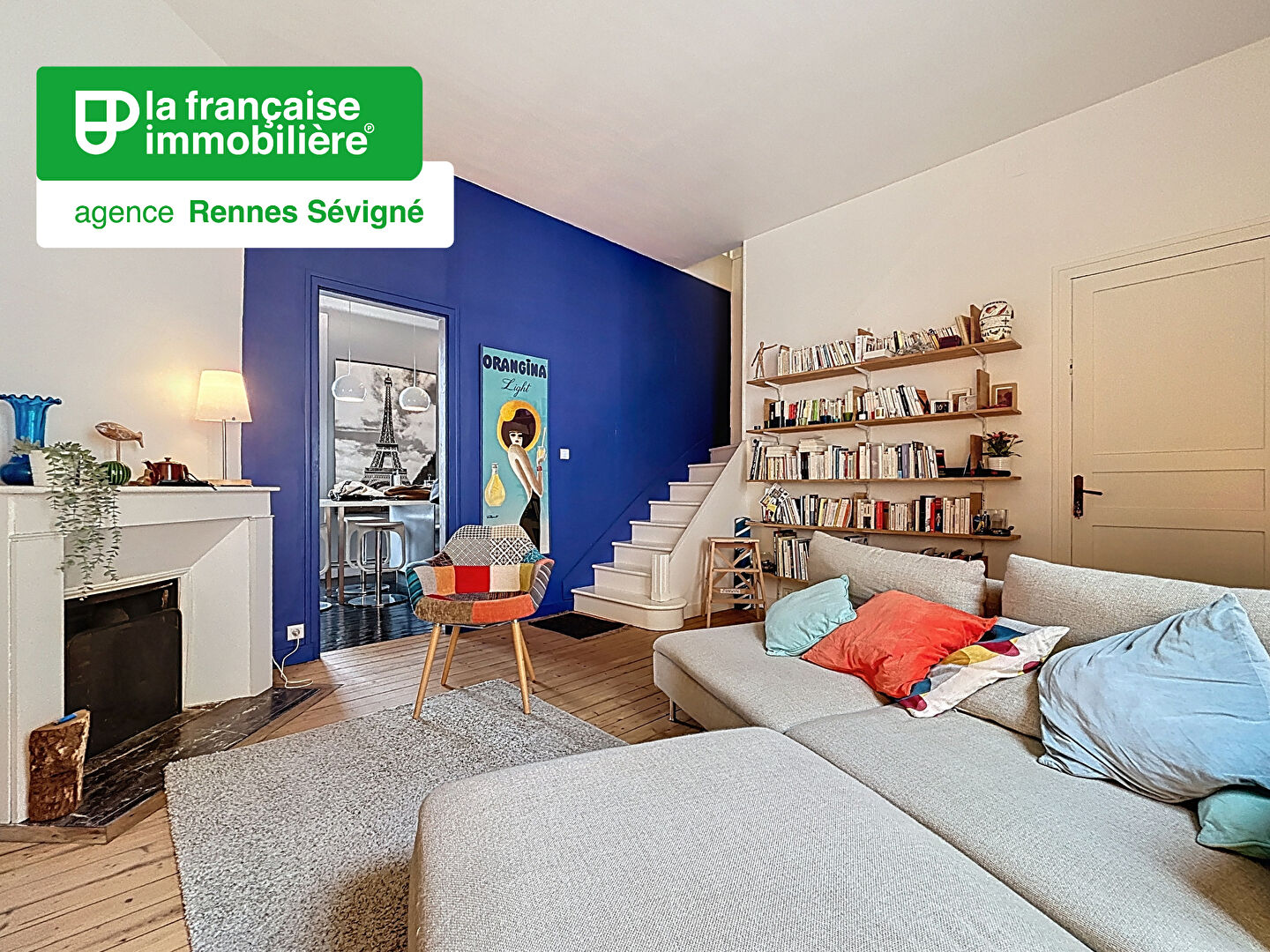 Rennes Quartier Sévigné – Appartement en duplex avec 3 chambres – 75.50m² (90.29m² au sol). - LFI-SEVIGNE-19686