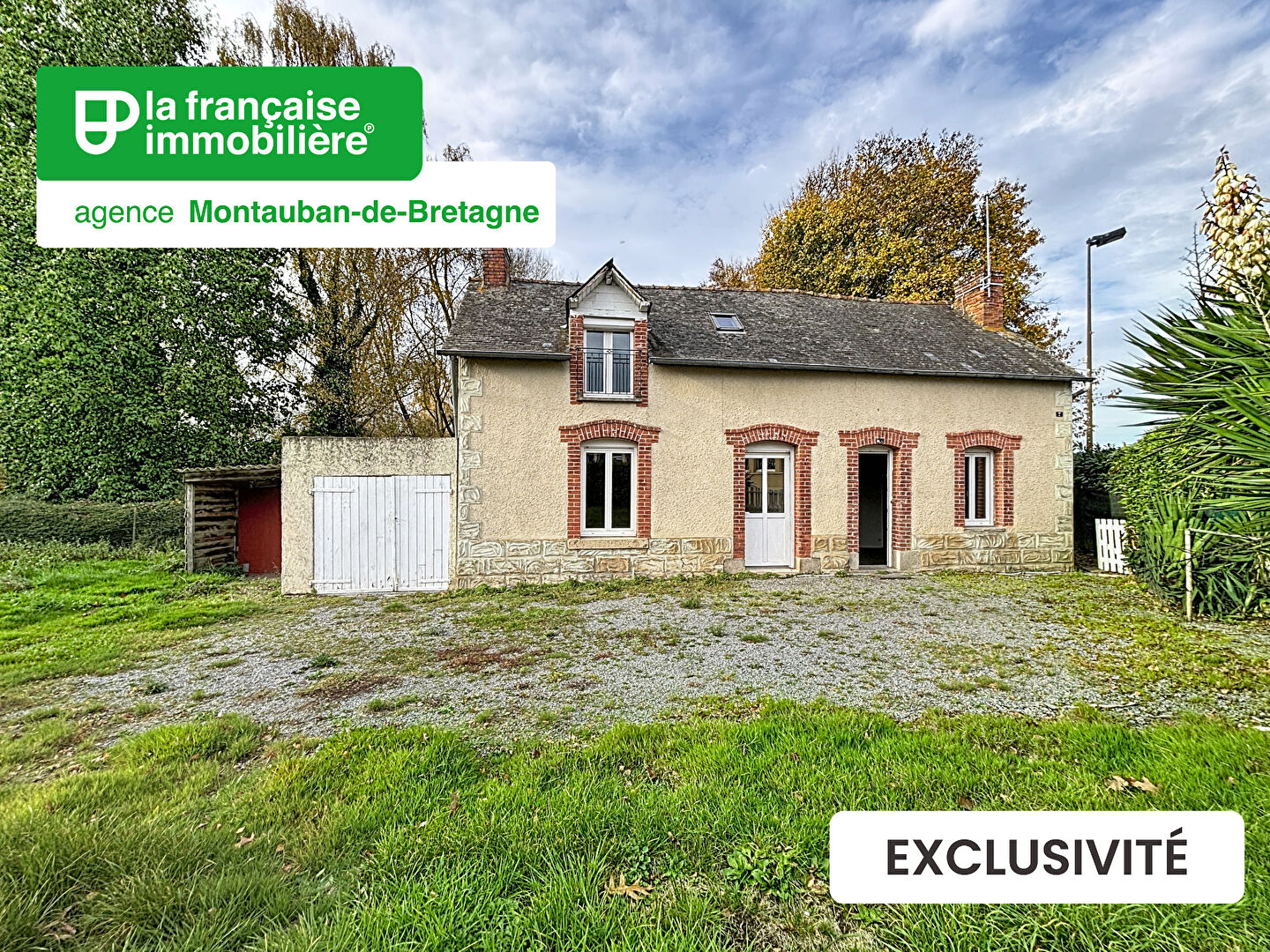 Maison 60 m² à vendre à Montauban-de-Bretagne – Terrain 530 m² – Proche bourg et étang - LFI-MBRE-19725